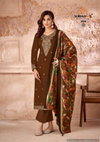 Pashan Vol 3 By Suryajyoti Jam Satin Embroidery Printed Dress Material Wholesale Price In Surat